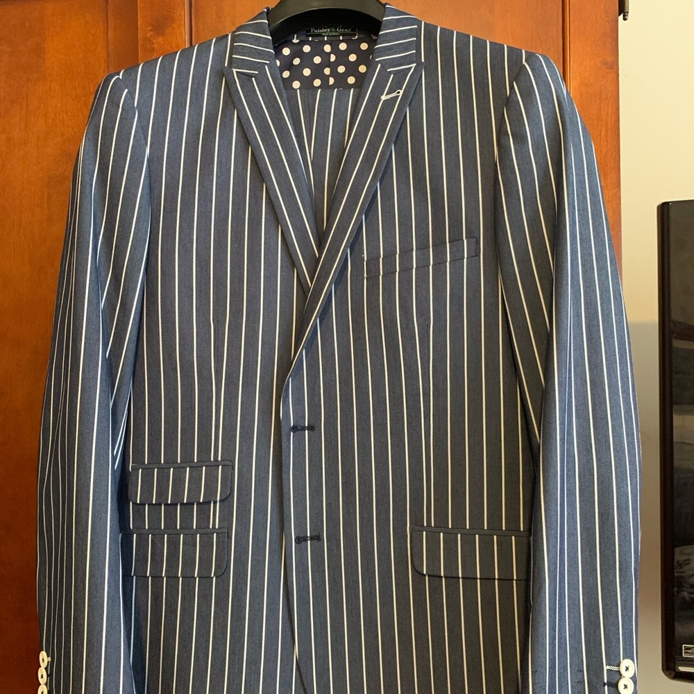 Pinstripe Suit